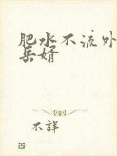 肥水不流外人田岳婿