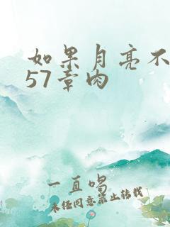 如果月亮不抱你57章肉