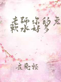 老师你的兔子好软水好多