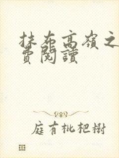 抹布高岭之花免费阅读