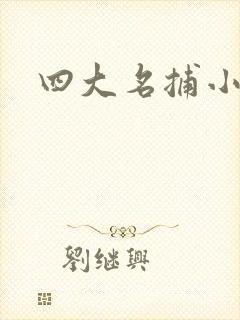 四大名捕小说