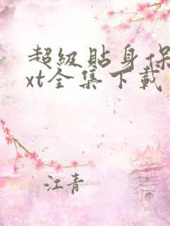 超级贴身保镖txt全集下载