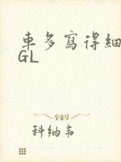 车多写得细腻的GL