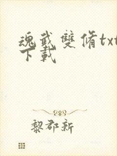 魂武双修txt下载