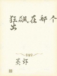 狂飙在哪个台播出