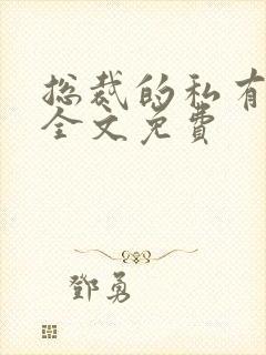 总裁的私有宝贝全文免费