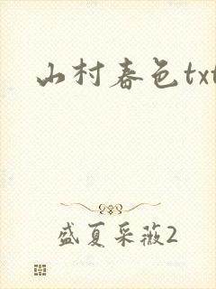 山村春色txt