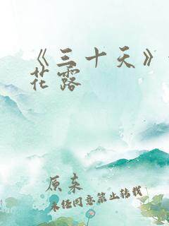 《三十天》金银花露