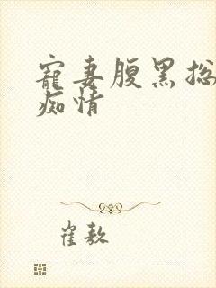 宠妻腹黑总裁太痴情