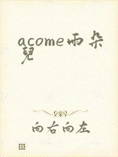 acome雨朵儿