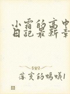 小霜的高中成长日记最新章节