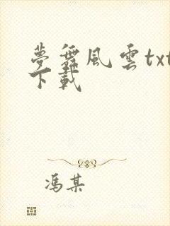 梦舞风云txt下载