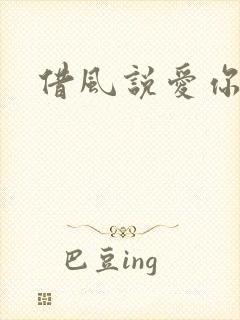 借风说爱你