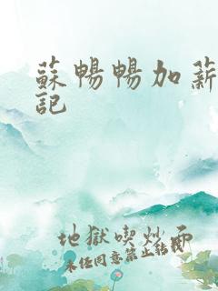 苏畅畅加薪奋斗记