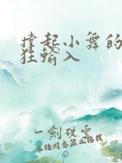 撑起小舞的腿疯狂输入