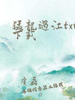 猛龙过江txt下载