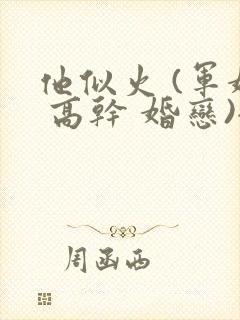 他似火 (军婚 高干 婚恋)全文在线阅读