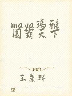 maya玛雅 图霸天下