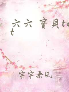 六六 宝贝txt
