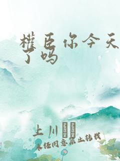 权臣你今天忏悔了吗