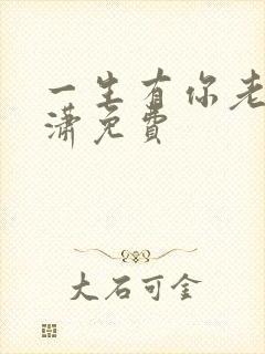 一生有你老赵潇潇免费