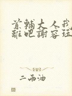 首辅大人我们和离吧谢容珏