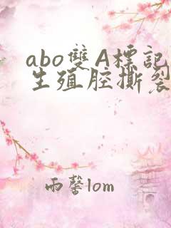 abo双A标记生殖腔撕裂