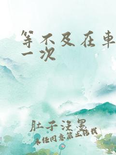 等不及在车里做一次