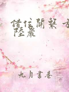 错位关系 方糖 陆岩