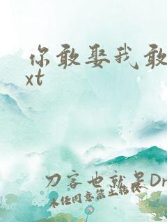 你敢娶我敢嫁txt