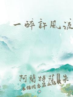 一醉许风流