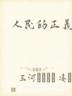 人民的正义小说