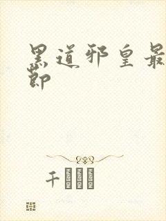 黑道邪皇最新章节