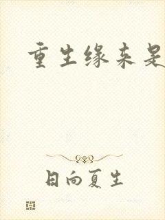 重生缘来是你