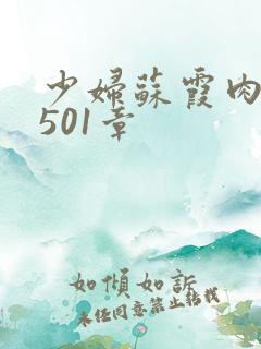 少妇苏霞肉欲第501章