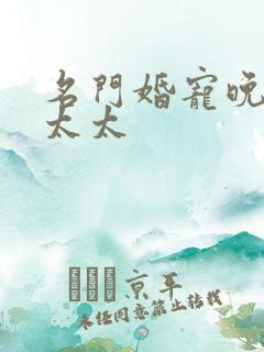 名门婚宠晚安赫太太