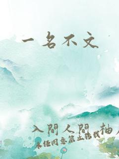 一名不文