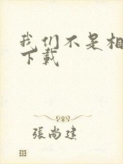 我们不是相爱吗下载