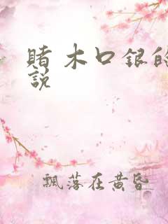 赌 木口银的小说