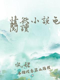 情欲小说龟全文阅读