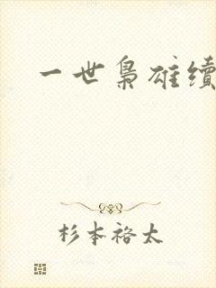 一世枭雄续集