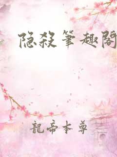 隐杀笔趣阁