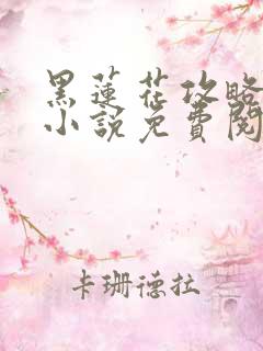 黑莲花攻略手册小说免费阅读全文