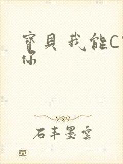 宝贝 我能C哭你