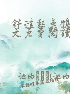 舒淮熙卓鹤霆全文免费阅读