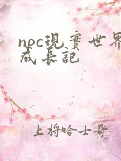npc现实世界成长记