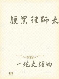 腹黑律师太危险