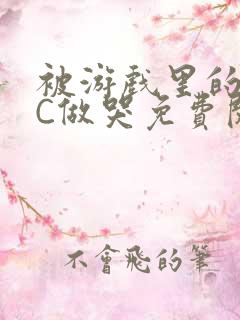 被游戏里的NPC做哭免费阅读