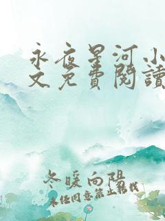 永夜星河小说全文免费阅读