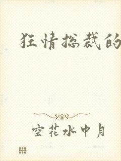 狂情总裁的囚妻